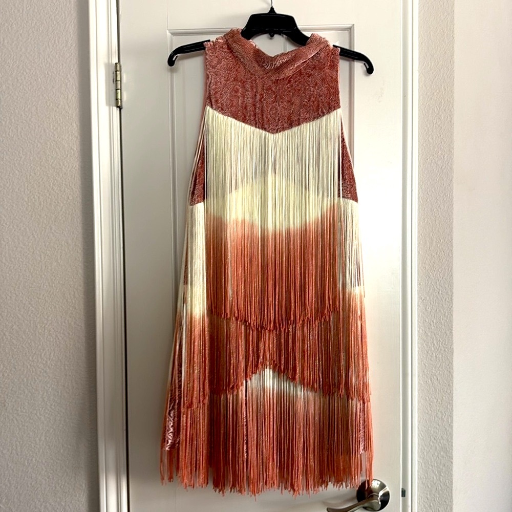 NWT Alexis Fringe Dress Large
